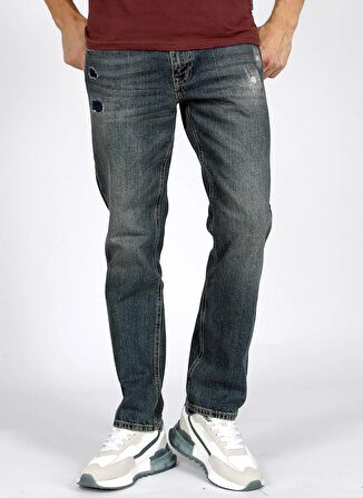 Lee Cooper Normal Bel Slim Fit Erkek Denim Pantolon 242 LCM 121023 JAGGER POSEY DB MID