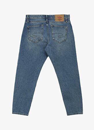 Lee Cooper Normal Bel Slim Fit Erkek Denim Pantolon 242 LCM 121058 LONDON POSEY DB LIGH