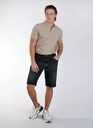 Lee Cooper Regular Fit Erkek Denim Şort 242 LCM 121082 ELYO NEIL AZB STONE