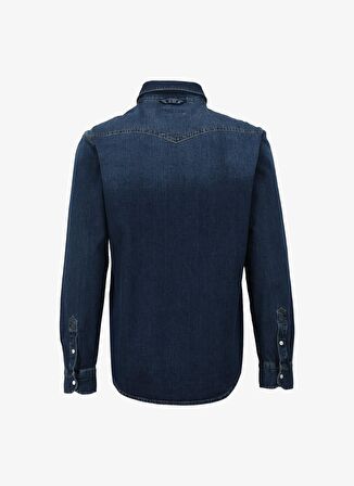 Lee Cooper Slim Fit Erkek Denim Gömlek 242 LCM 141003 WOLKER MELORA DB MID