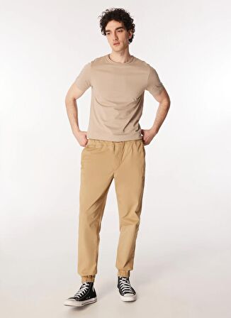 Lee Cooper Normal Paça Deve Tüyü Erkek Kargo Pantolon 242 LCM 221006 JOGGER 2 CAMEL