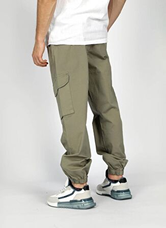 Lee Cooper Normal Paça Haki Erkek Kargo Pantolon 242 LCM 221007 ZARGO HAKİ