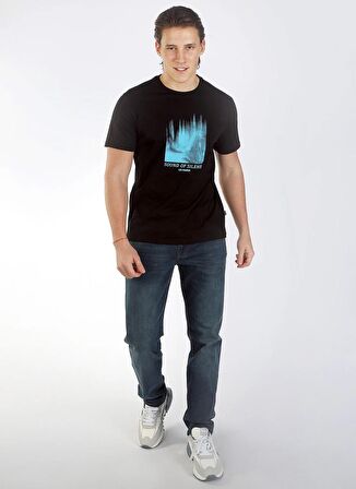Lee Cooper Yuvarlak Yaka Siyah Erkek T-Shirt 242 LCM 242003 ALVIN SİYAH
