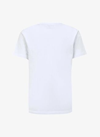 Lee Cooper Yuvarlak Yaka Beyaz Erkek T-Shirt 242 LCM 242017 LONDONLOGO BEYAZ-Y
