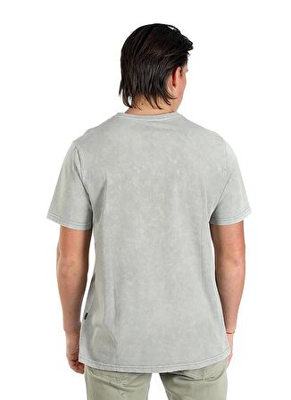 Lee Cooper Yuvarlak Yaka Haki Erkek T-Shirt 242 LCM 242018 NEW DRAWING A. HAKİ