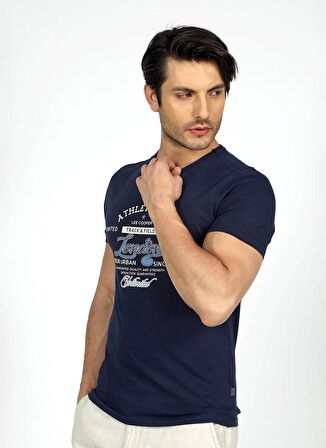 Lee Cooper Yuvarlak Yaka Antrasit Erkek T-Shirt 242 LCM 242024 NEW ANTRASİT