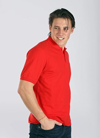Lee Cooper Kırmızı Erkek Polo T-Shirt 242 LCM 242025 TWINS K.KIRMIZI