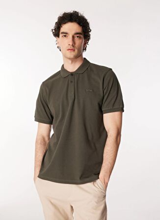 Lee Cooper Yeşil Erkek Polo T-Shirt 242 LCM 242025 TWINS OLIVE