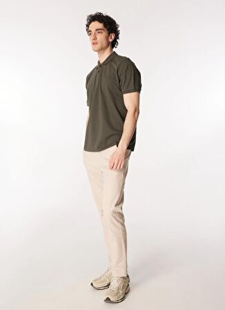 Lee Cooper Yeşil Erkek Polo T-Shirt 242 LCM 242025 TWINS OLIVE