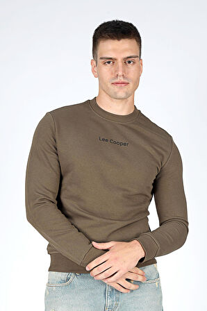 Dorre Erkek O Yaka Sweatshirt Olive