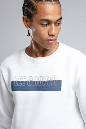 Noah Erkek O Yaka Sweatshirt Beyaz