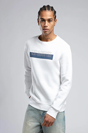 Noah Erkek O Yaka Sweatshirt Beyaz