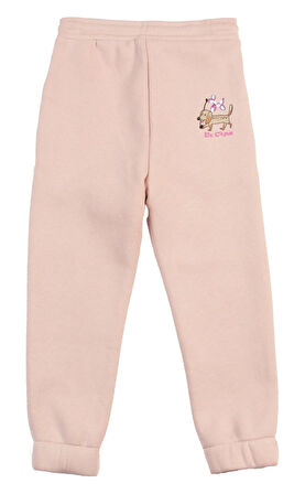 Puppies Kız Çocuk Eşofman Altı Pudra