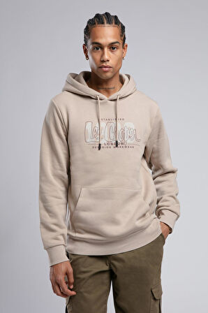 Washington Erkek Kapüşonlu Sweatshirt Bej