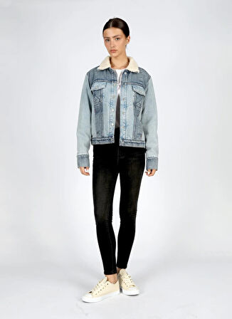 Lee Cooper Mavi Kadın Denim Ceket 251 LCF 131004 VALERY DENIM