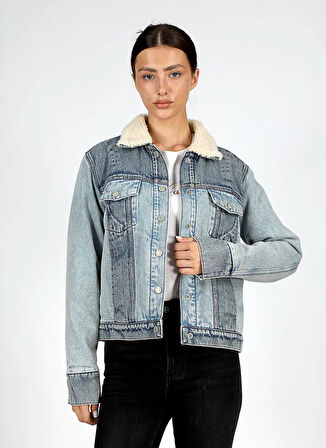 Lee Cooper Mavi Kadın Denim Ceket 251 LCF 131004 VALERY DENIM