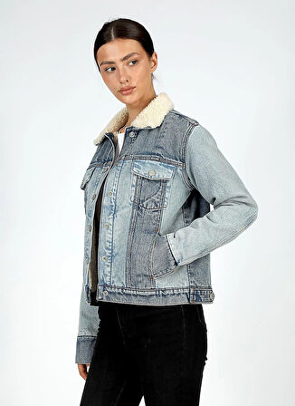 Lee Cooper Mavi Kadın Denim Ceket 251 LCF 131004 VALERY DENIM