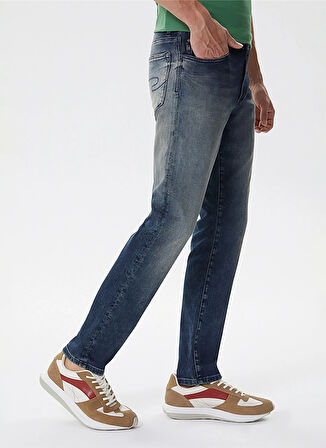 Lee Cooper Normal Bel Slim Straight Erkek Denim Pantolon 251 LCM 121068 JAGGER ARAGORN BLUE