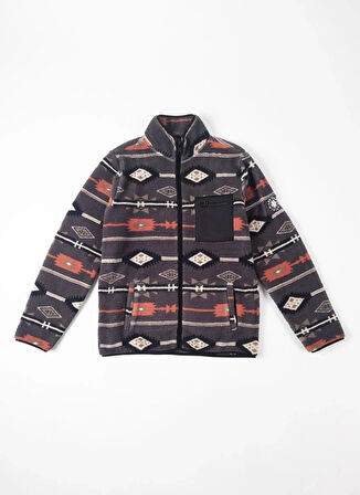 Lee Cooper Gri Erkek Sweatshırt 251 LCM 241061 FOLKS GRİ DESENLİ