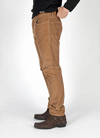 Lee Cooper Yüksek Bel Straight Koyu Kahve Erkek Chino Pantolon 251 LCM 221013 PIERCE KAHVE KADIFE