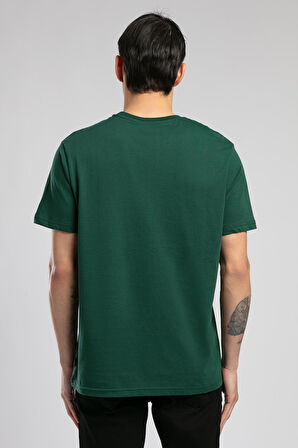 Baselo Erkek O Yaka T-Shirt Zümrüt