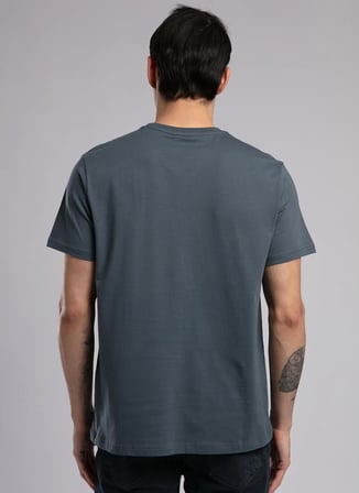 İndigo Erkek %100 Pamuk T-Shirt 252 LCM 242003 BASELO İNDİGO