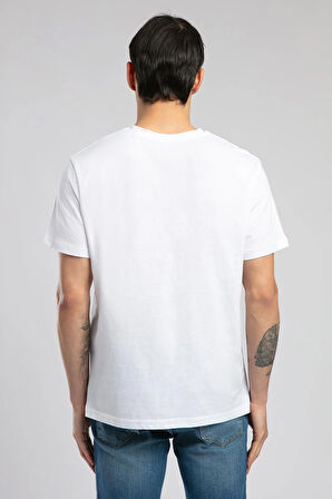 Jonat Erkek V Yaka T-Shirt Beyaz