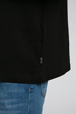 Jonat Erkek V Yaka T-Shirt Siyah
