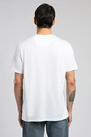 Gael Erkek O Yaka T-Shirt Beyaz