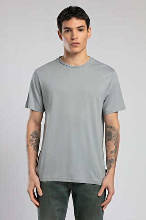 Gael Erkek O Yaka T-Shirt Gri
