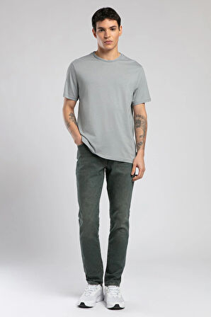 Gael Erkek O Yaka T-Shirt Gri