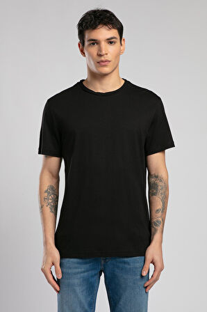 Gael Erkek O Yaka T-Shirt Siyah