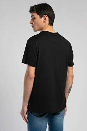 Gael Erkek O Yaka T-Shirt Siyah