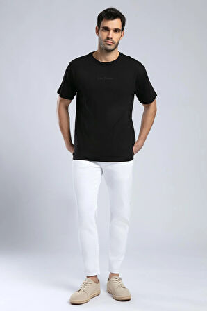 Aylex Erkek O Yaka T-Shirt Siyah