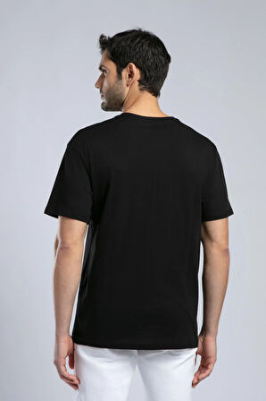 Aylex Erkek O Yaka T-Shirt Siyah