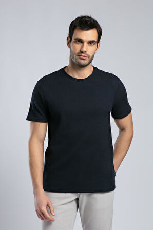 Conroy Erkek O Yaka T-Shirt Lacivert