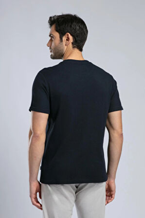 Conroy Erkek O Yaka T-Shirt Lacivert