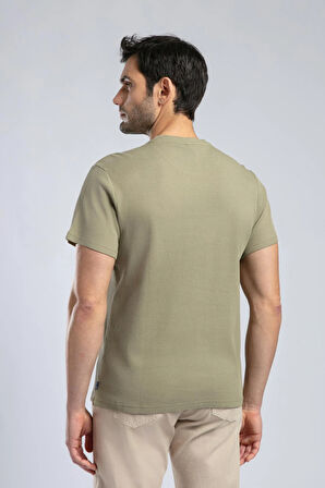 Conroy Erkek O Yaka T-Shirt Haki