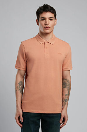 Twins Erkek Polo Yaka T-Shirt Somon