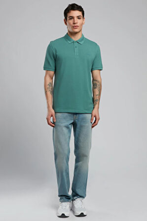 Twins Erkek Polo Yaka T-Shirt Çağla Yeşili