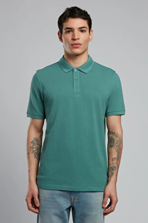 Twins Erkek Polo Yaka T-Shirt Çağla Yeşili