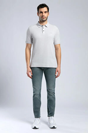 Tylen Erkek Polo Yaka T-Shirt Taş
