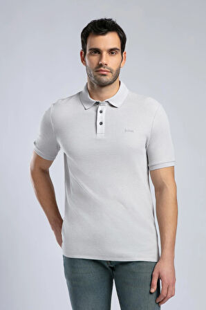 Tylen Erkek Polo Yaka T-Shirt Taş