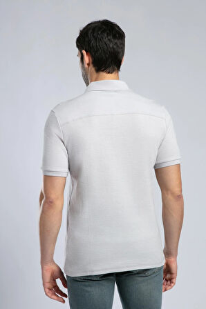 Tylen Erkek Polo Yaka T-Shirt Taş