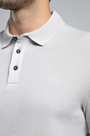 Tylen Erkek Polo Yaka T-Shirt Taş
