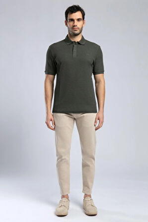 Tylen Erkek Polo Yaka T-Shirt Olive