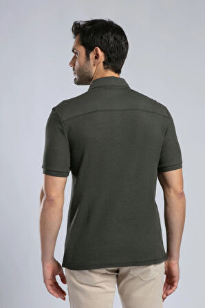 Tylen Erkek Polo Yaka T-Shirt Olive