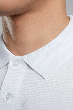 Rolan Erkek Polo Yaka T-Shirt Beyaz