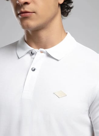 Lee Cooper Beyaz Erkek Polo T-Shirt 252 LCM 242017 RESAO BEYAZ