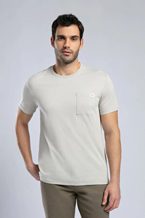 Vincent Erkek O Yaka T-Shirt Taş